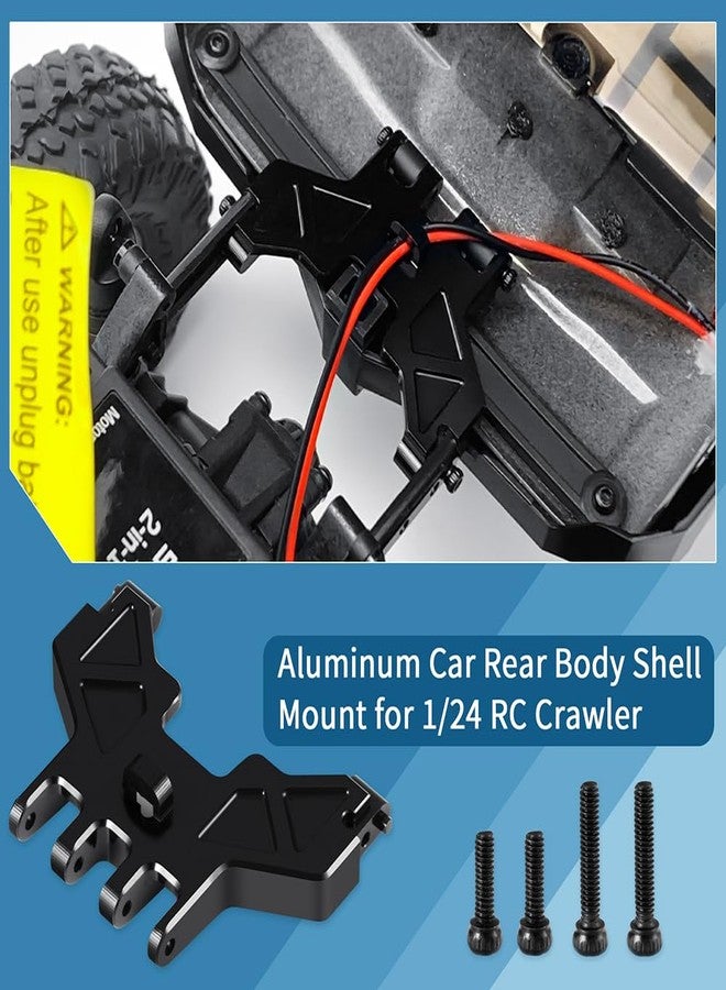 قطع غيار ترقية سيارة التحكم عن بعد SCX24 GX470 1/24، تتضمن قاعدة تثبيت المصد الأمامي وقاعدة تثبيت الهيكل الخلفي المصنوعة من سبائك الألومنيوم من مورلوردي. - Image 4